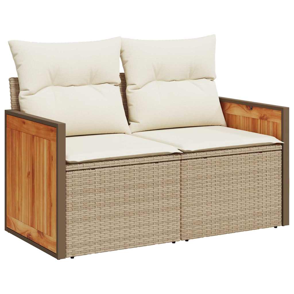 Garten-Sofa-Set 13 pcs Beige und Creme 80 x 80 x 71 cm